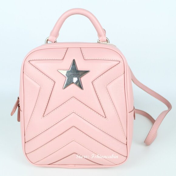 Stella McCartney Pink Star Backpack – Vegan Leather Bag for Trendy Daywear main image 6